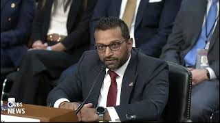 WATCH: Sen. Hawley questions Patel in confirmation hearing