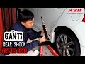 Ganti shock kyb excel G untuk toyota yaris 2012