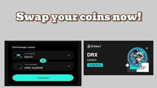 $DRX Token withdrawal: How to swap your DoctorX token