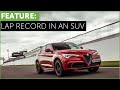 Alfa Romeo Stelvio Quadrifoglio on track review, including Lap Record Brands Hatch. 4K