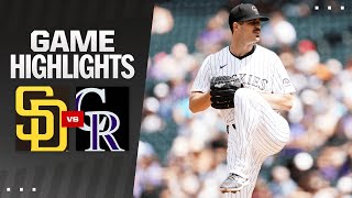 Padres vs. Rockies Game Highlights (4/25/24) | MLB Highlights