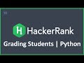Grading Students | Python Hacker rank Solution