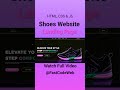 Shoes Website Using HTML & CSS | Step by Step Tutorial | Fast Code