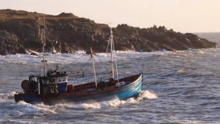 Margaret Ann 2 steaming out of Ardglass into the Irish Sea