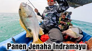 Panen ikan Jenaha di Spot rahasia Indramayu