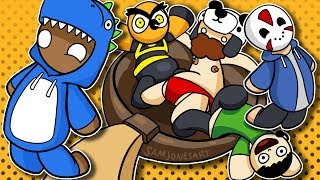 The Worst Teamwork EVER! - Hilarious Human Fall Flat!