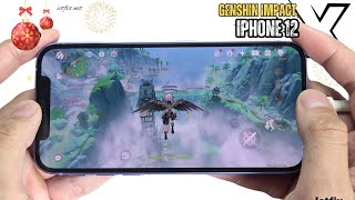 iPhone 12 Genshin Impact Gaming test Update 2024 | Apple A14 Bionic