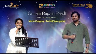 Onnam Ragam Paadi l Merin Gregory l Arvind Venugopal l Silver Hills HSS l Route to the Root