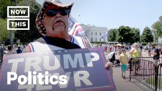 Trump Fans Shout Their Support Outside the White House | NowThis