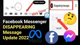 End-to-end Encrypted Messenger Chats | Disappearing Message