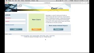 How to login Corrlinks Inmate Email System