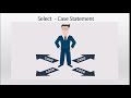 Select - case statement in VBA Excel.