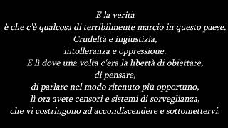 Estratto discorso di V (dal genio di Alan Moore)