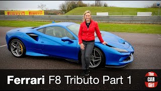 Ferrari F8 Tributo and its V8 ENGINE and aerodynamic styling! Part 1 of 2.