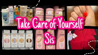 Take Care Of Yourself | Shower Routine | DIY Gel Nails | Hygiene Shopping | At Home Glute Workout