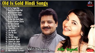 Udit Narayan 90s Hits Romantic Melody Song Alka Yagnik & Kumar Sanu #90severgreen #bollywood