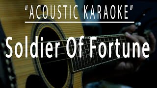 Soldier of fortune - Deep Purple (Acoustic karaoke)