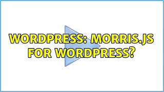 Wordpress: Morris.js for Wordpress?