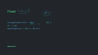 05 Python - Data Type 3 - Float