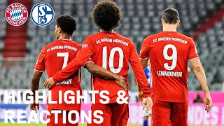 8 Goals, Sané Debut & Lewandowski Rabona | FC Bayern vs. Schalke 04 8-0 | Highlights & Reactions