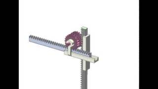 Application of rack pinion mechanism 3