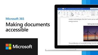 Making documents accessible | Microsoft 365