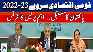 Finance Minister Ishaq Dar Press conference - Pakistan Economic Survey 2022-2023 | Geo News