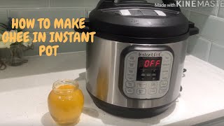 How to make Ghee in Instant Pot