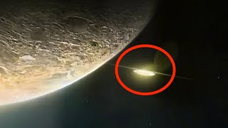 ¡El ejército estadounidense publica imágenes de un OVNI de 3.000 km de largo cerca de Saturno!