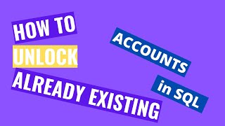 Unlocking an Account in Oracle 11g Express Edition
