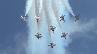 Singapore Air Show 2016 RoKAF Black Eagles 블랙이글스 Aerobatic Display Feb 21th,2016