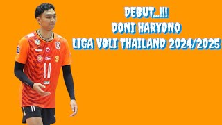 DEBUT DONI HARYONO DI LIGA VOLI THAILAND || Kohkood Cabana vs Nakhon Ratchasima