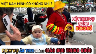 MỘT DỊCH VỤ LÀM ĂN PHÁT ĐẠT NHỜ ĂN THEO CÁC TRƯỜNG TIỂU HỌC TẠI TRUNG QUỐC.