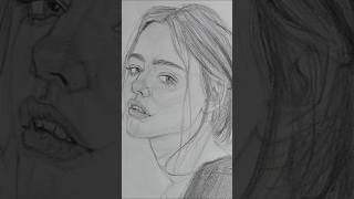 Start drawing face portrait with Loomis method  #draw #drawing #facedrawing #shorts