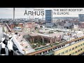 4K Aarhus 🇩🇰 : The Best Rooftop in Europe