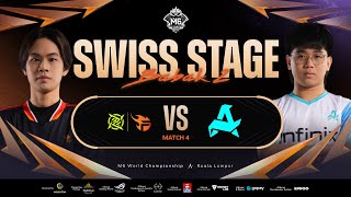 [ID] M6 Swiss Stage Hari 2 | Babak 2 | NIP FLASH VS AURORA MLBB