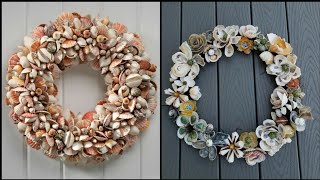 Amazing Seashell Summer Wreath Ideas | DIY Seashell Craft Ideas | Amazing Craft Ideas