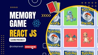 Memory Game in React JS | Important Frontend Machine Coding Interview Question | Resume Mini Project
