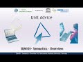 SEM101 - Unit Advice (Semantics)