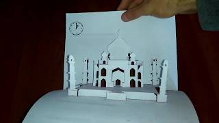 Mosque pop up card make / Ginagawa ang card ng pop up ng kard