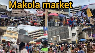 The BIGGEST MARKET in Accra Ghana +Makola street tour|| West Africa