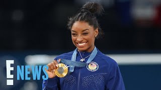 Simone Biles WINS Gold at Gymnastics All Around Final | 2024 Olympics | E! News