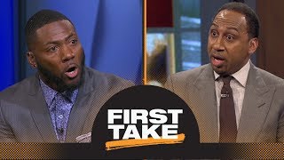 Stephen A. and Ryan Clark argue about players protesting during national anthem