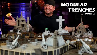 How to Make A Giant Trench Crusade Game Board Part 2 - Warhammer 40K Krieg Terrain