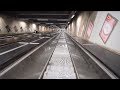 Sweden, Stockholm, subway ride from Västra Skogen to Huvudsta, 1X escalator, 1X inclined elevator