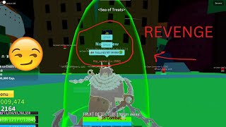 Making a Toxic Player Leave The Game ( insane revenge ) | Blox Fruits