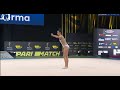 Irma Jukic (BIH) Junior Rope QF European RGCH Kyiv2020