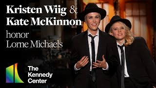Kristen Wiig and Kate McKinnon honor Lorne Michaels | 44th Kennedy Center Honors
