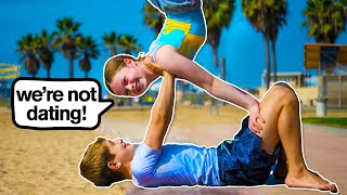 KIDS vs ADULTS Cute Gymnastics \u0026 “Couples\