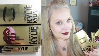 Kylie Cosmetics Birthday Collection ♡ Swatches and Review |AmberElainexox
